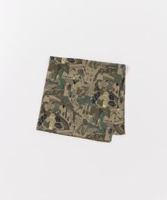 URBAN RESEARCH DOORS / アーバンリサーチ ドアーズ ハンカチ | LIFE STYLE TAILOR　タウンモチーフ柄コットンハンカチ