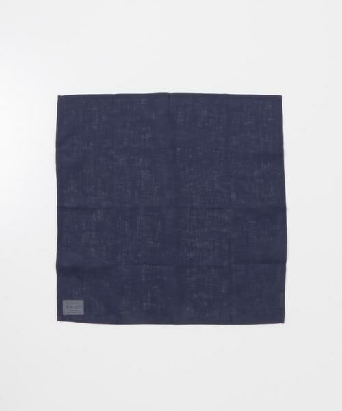 URBAN RESEARCH DOORS / アーバンリサーチ ドアーズ ハンカチ | fog linen work　リネンハンカチ ブルーインディゴ | 詳細2