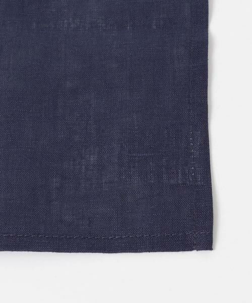 URBAN RESEARCH DOORS / アーバンリサーチ ドアーズ ハンカチ | fog linen work　リネンハンカチ ブルーインディゴ | 詳細3