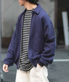 URBAN RESEARCH DOORS / アーバンリサーチ ドアーズ カーディガン・ボレロ | FORK&SPOON　ジップスウェットカーディガン