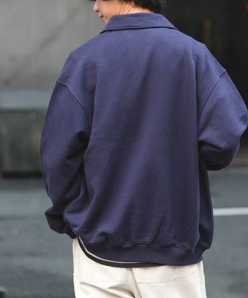 URBAN RESEARCH DOORS / アーバンリサーチ ドアーズ カーディガン・ボレロ | FORK&SPOON　ジップスウェットカーディガン | 詳細3