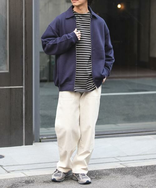 URBAN RESEARCH DOORS / アーバンリサーチ ドアーズ カーディガン・ボレロ | FORK&SPOON　ジップスウェットカーディガン | 詳細7