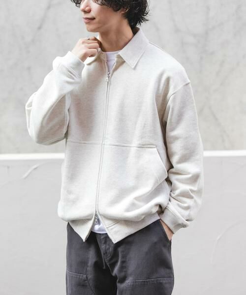 URBAN RESEARCH DOORS / アーバンリサーチ ドアーズ カーディガン・ボレロ | FORK&SPOON　ジップスウェットカーディガン | 詳細16