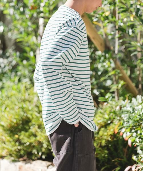 URBAN RESEARCH DOORS / アーバンリサーチ ドアーズ Tシャツ | FORK&SPOON　ボートネックボーダー | 詳細2