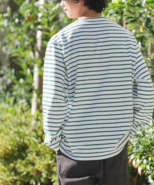 URBAN RESEARCH DOORS / アーバンリサーチ ドアーズ Tシャツ | FORK&SPOON　ボートネックボーダー | 詳細3