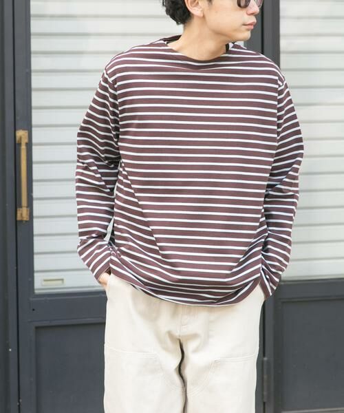 URBAN RESEARCH DOORS / アーバンリサーチ ドアーズ Tシャツ | FORK&SPOON　ボートネックボーダー | 詳細13