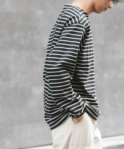 URBAN RESEARCH DOORS / アーバンリサーチ ドアーズ Tシャツ | FORK&SPOON　ボートネックボーダー | 詳細20