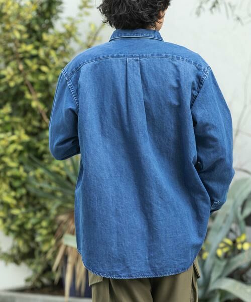 URBAN RESEARCH DOORS / アーバンリサーチ ドアーズ シャツ・ブラウス | FORK&SPOON　ペーパーデニムシャツ | 詳細3