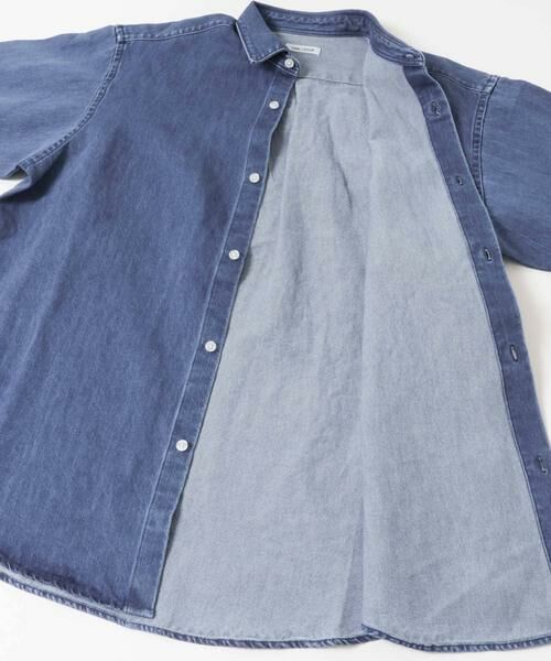URBAN RESEARCH DOORS / アーバンリサーチ ドアーズ シャツ・ブラウス | FORK&SPOON　ペーパーデニムシャツ | 詳細8