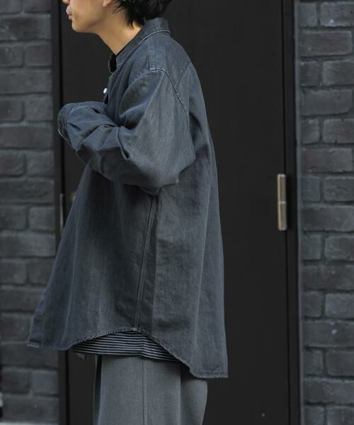 URBAN RESEARCH DOORS / アーバンリサーチ ドアーズ シャツ・ブラウス | FORK&SPOON　ペーパーデニムシャツ | 詳細13