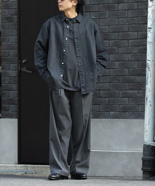 URBAN RESEARCH DOORS / アーバンリサーチ ドアーズ シャツ・ブラウス | FORK&SPOON　ペーパーデニムシャツ | 詳細17