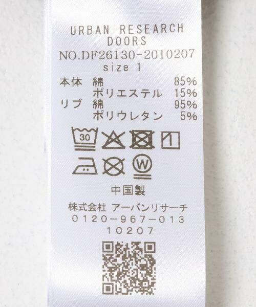 URBAN RESEARCH DOORS / アーバンリサーチ ドアーズ スウェット | FORK&SPOON　バックボタンスウェット | 詳細13