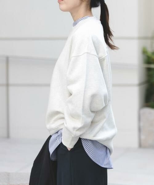 URBAN RESEARCH DOORS / アーバンリサーチ ドアーズ スウェット | FORK&SPOON　バックボタンスウェット | 詳細17