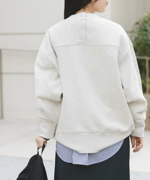 URBAN RESEARCH DOORS / アーバンリサーチ ドアーズ スウェット | FORK&SPOON　バックボタンスウェット（オートミール）