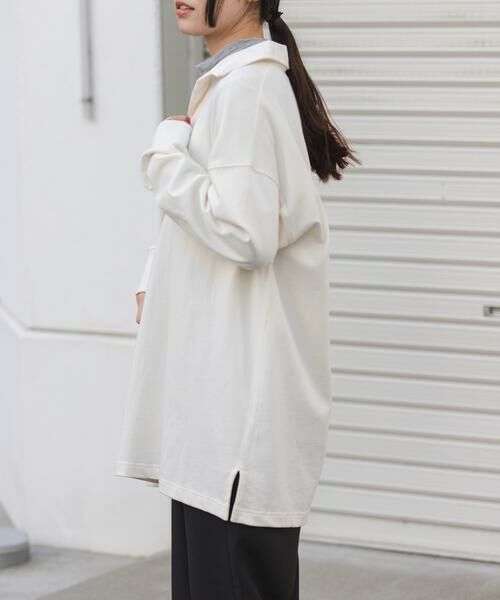 URBAN RESEARCH DOORS / アーバンリサーチ ドアーズ Tシャツ | FORK&SPOON　ガーメントダイビッグラガーシャツ | 詳細1