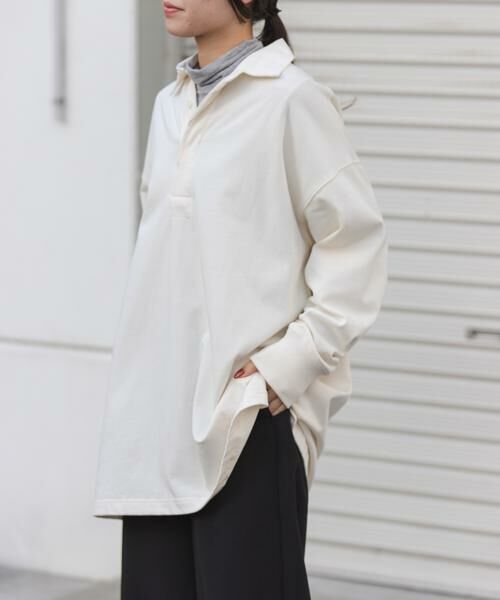 URBAN RESEARCH DOORS / アーバンリサーチ ドアーズ Tシャツ | FORK&SPOON　ガーメントダイビッグラガーシャツ | 詳細6