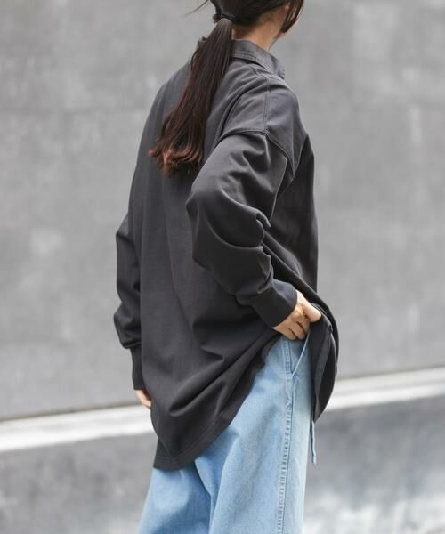 URBAN RESEARCH DOORS / アーバンリサーチ ドアーズ Tシャツ | FORK&SPOON　ガーメントダイビッグラガーシャツ | 詳細12