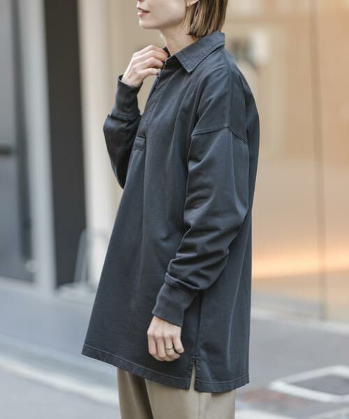 URBAN RESEARCH DOORS / アーバンリサーチ ドアーズ Tシャツ | FORK&SPOON　ガーメントダイビッグラガーシャツ | 詳細14