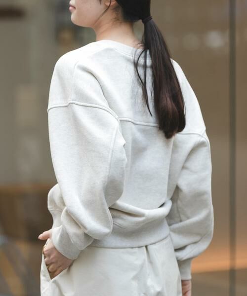 URBAN RESEARCH DOORS / アーバンリサーチ ドアーズ スウェット | FORK&SPOON　コクーンスウェット | 詳細22