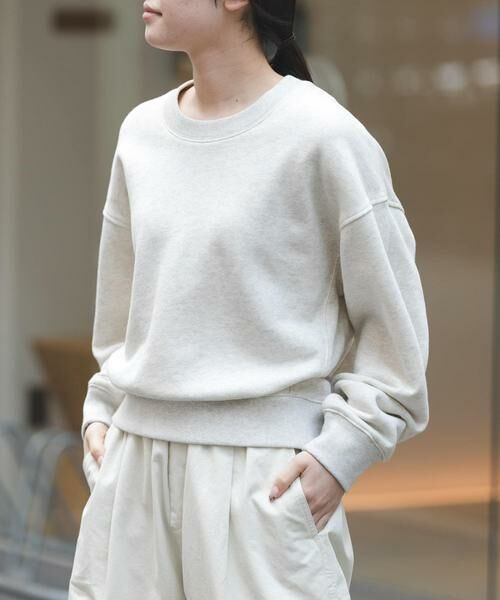 URBAN RESEARCH DOORS / アーバンリサーチ ドアーズ スウェット | FORK&SPOON　コクーンスウェット（オートミール）