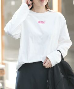 URBAN RESEARCH DOORS / アーバンリサーチ ドアーズ Tシャツ | FORK&SPOON　フロッキープリントロングスリーブTシャツ