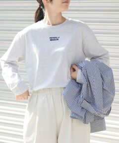 URBAN RESEARCH DOORS / アーバンリサーチ ドアーズ Tシャツ | FORK&SPOON　フロッキープリントロングスリーブTシャツ