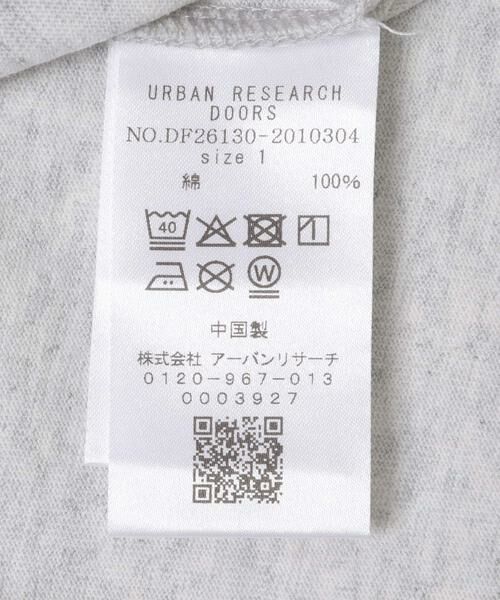 URBAN RESEARCH DOORS / アーバンリサーチ ドアーズ Tシャツ | FORK&SPOON　フロッキープリントロングスリーブTシャツ | 詳細19