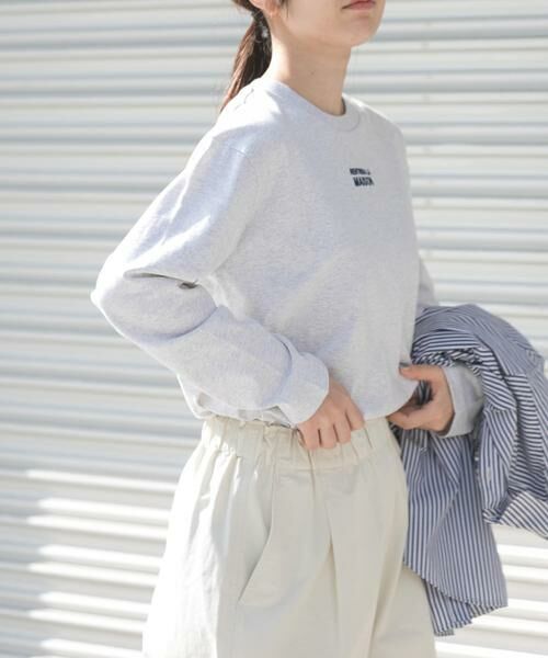 URBAN RESEARCH DOORS / アーバンリサーチ ドアーズ Tシャツ | FORK&SPOON　フロッキープリントロングスリーブTシャツ | 詳細12