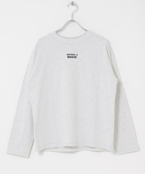 URBAN RESEARCH DOORS / アーバンリサーチ ドアーズ Tシャツ | FORK&SPOON　フロッキープリントロングスリーブTシャツ | 詳細14