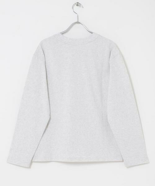 URBAN RESEARCH DOORS / アーバンリサーチ ドアーズ Tシャツ | FORK&SPOON　フロッキープリントロングスリーブTシャツ | 詳細17