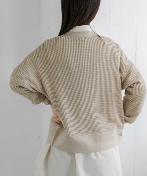 URBAN RESEARCH DOORS / アーバンリサーチ ドアーズ カーディガン・ボレロ | FORK&SPOON　ワッフルカーディガン | 詳細25