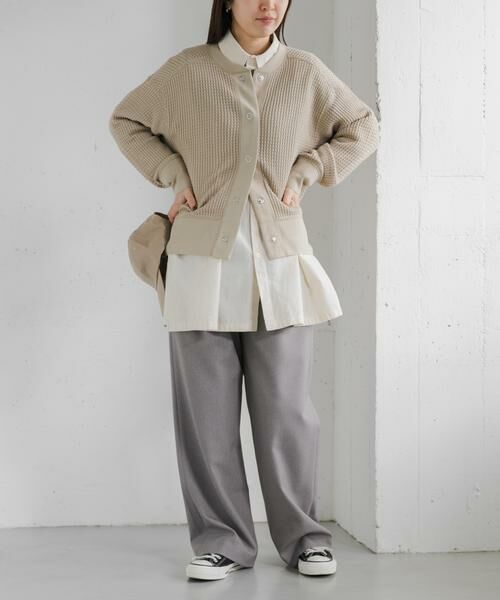 URBAN RESEARCH DOORS / アーバンリサーチ ドアーズ カーディガン・ボレロ | FORK&SPOON　ワッフルカーディガン | 詳細28
