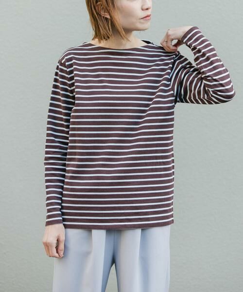 URBAN RESEARCH DOORS / アーバンリサーチ ドアーズ Tシャツ | FORK&SPOON　ボートネックボーダー | 詳細15