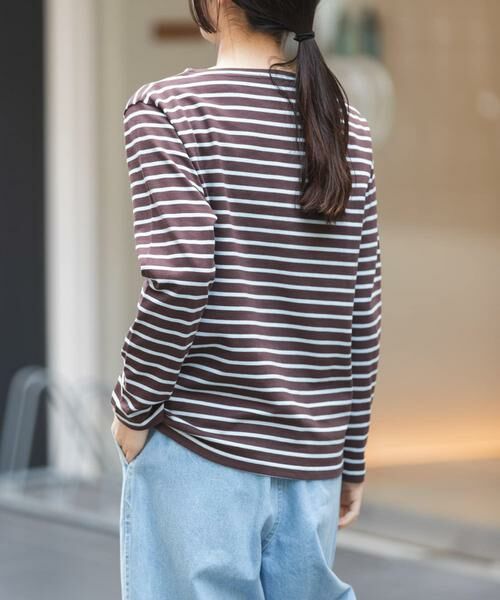 URBAN RESEARCH DOORS / アーバンリサーチ ドアーズ Tシャツ | FORK&SPOON　ボートネックボーダー | 詳細25