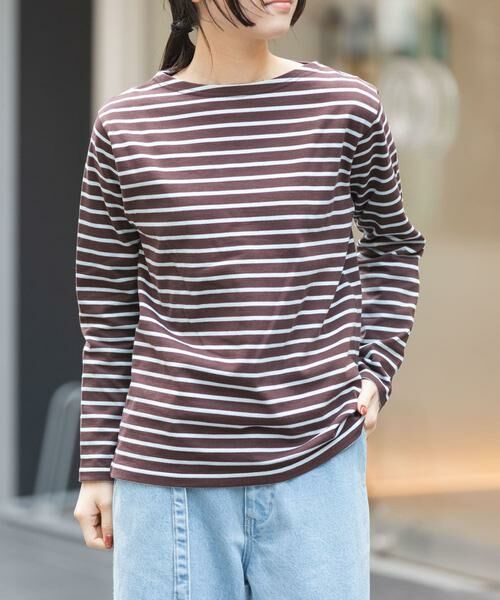 URBAN RESEARCH DOORS / アーバンリサーチ ドアーズ Tシャツ | FORK&SPOON　ボートネックボーダー | 詳細21