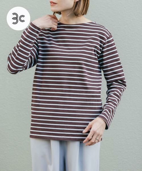 URBAN RESEARCH DOORS / アーバンリサーチ ドアーズ Tシャツ | FORK&SPOON　ボートネックボーダー（ブルー系その他）