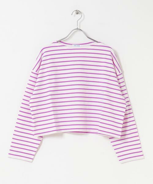 URBAN RESEARCH DOORS / アーバンリサーチ ドアーズ Tシャツ | FORK&SPOON　クロップドボートネックボーダー | 詳細8