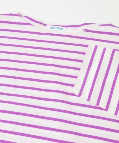 URBAN RESEARCH DOORS / アーバンリサーチ ドアーズ Tシャツ | FORK&SPOON　クロップドボートネックボーダー | 詳細9