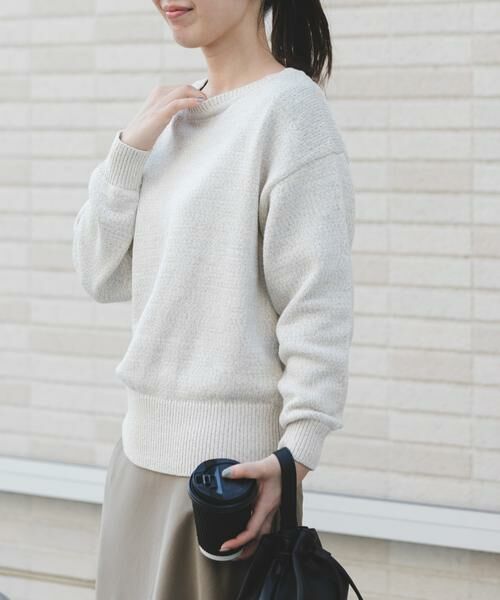 URBAN RESEARCH DOORS / アーバンリサーチ ドアーズ ニット・セーター | FORK&SPOON　テープヤーンボートネックニット | 詳細8