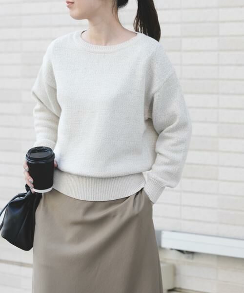 URBAN RESEARCH DOORS / アーバンリサーチ ドアーズ ニット・セーター | FORK&SPOON　テープヤーンボートネックニット | 詳細12