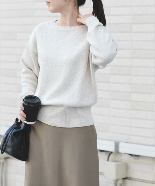 URBAN RESEARCH DOORS / アーバンリサーチ ドアーズ ニット・セーター | FORK&SPOON　テープヤーンボートネックニット | 詳細13
