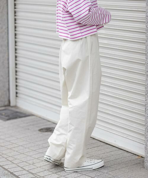 URBAN RESEARCH DOORS / アーバンリサーチ ドアーズ その他パンツ | FORK&SPOON　コットンツイルカーブパンツ | 詳細12