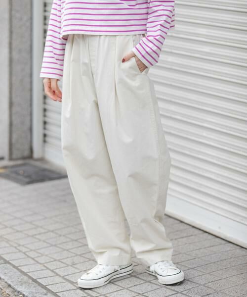 URBAN RESEARCH DOORS / アーバンリサーチ ドアーズ その他パンツ | FORK&SPOON　コットンツイルカーブパンツ | 詳細8