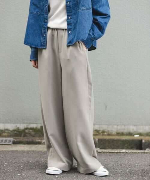 URBAN RESEARCH DOORS / アーバンリサーチ ドアーズ その他パンツ | FORK&SPOON　ダブルクロスイージーパンツ | 詳細16