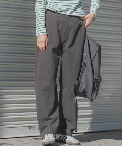 URBAN RESEARCH DOORS / アーバンリサーチ ドアーズ その他パンツ | FORK&SPOON　センターシームパンツ（チャコールグレー）