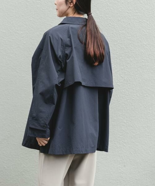 URBAN RESEARCH DOORS / アーバンリサーチ ドアーズ ステンカラーコート | FORK&SPOON　ステンカラーテントコート | 詳細3