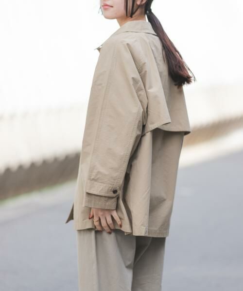URBAN RESEARCH DOORS / アーバンリサーチ ドアーズ ステンカラーコート | FORK&SPOON　ステンカラーテントコート | 詳細16