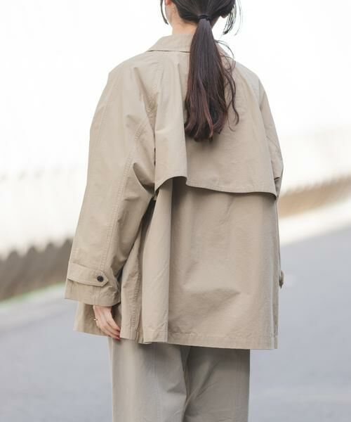 URBAN RESEARCH DOORS / アーバンリサーチ ドアーズ ステンカラーコート | FORK&SPOON　ステンカラーテントコート | 詳細17