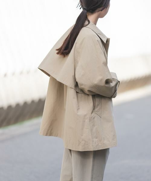 URBAN RESEARCH DOORS / アーバンリサーチ ドアーズ ステンカラーコート | FORK&SPOON　ステンカラーテントコート | 詳細18