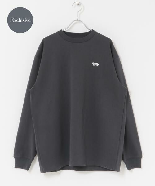 URBAN RESEARCH DOORS / アーバンリサーチ ドアーズ Tシャツ | 『別注』PENNEYS×DOORS　THE FOX 天竺 LONG-SLEEVE T-SHIRTS（チャコールグレー）